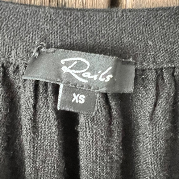 Rails Samina Mini Linen Blend Dress Black Size XS - Picture 6 of 13